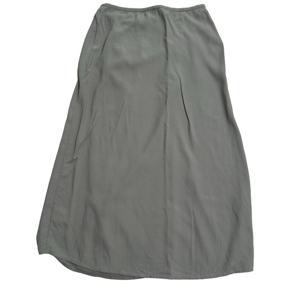 Eileen Fisher Women’s Taupe Pleated Silk Skirt Size Small - Picture 4 of 7